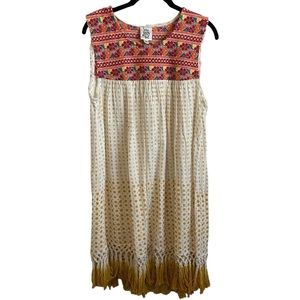 Ivy Jane Sleeveless Boho Dress Medium